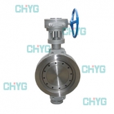 Pneumatic titanium wafer butterfly valve