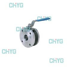 Ultra-thin Q71F type ball valve/ball valve to the clamp