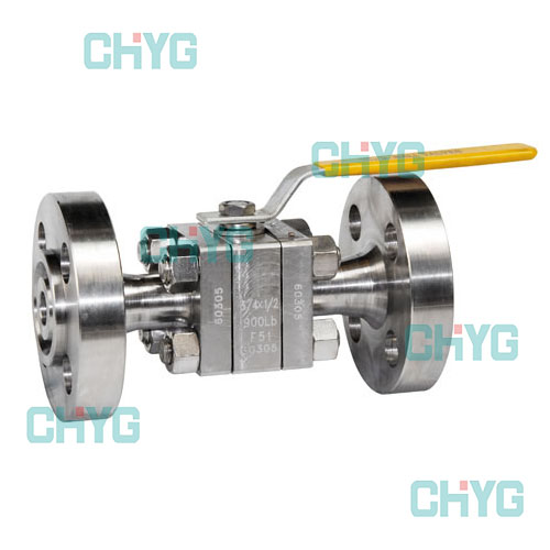 Duplex steel ball valve