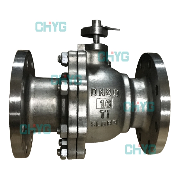 Titanium floating ball valve